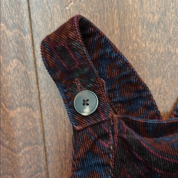 Vintage Banana Republic Kid’s Dark Colored Corduroy Overalls, Size 12-18 Months - Picture 4 of 11